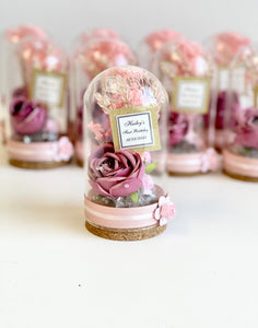 big glass dome favors gifts