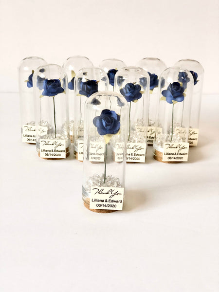 10pcs Wedding Favors for Guests, Wedding Favors, Favors, Dome, Beauty and the Beast Favor, Custom Favors, Beauty and the Beast, Royal Blue