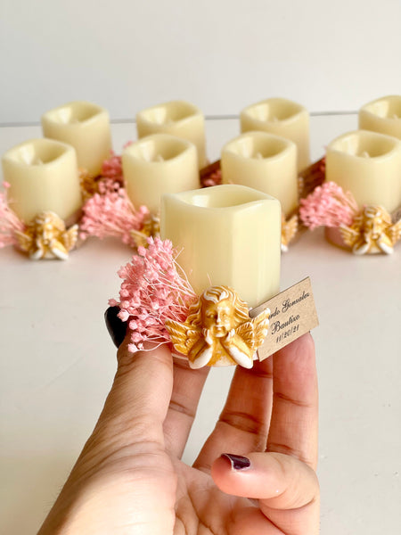 5 pcs Baptism gift, Baptism favors, Favors for guests, Baby shower Favors, Wedding favors, Favors, Candle favors, Party favors, Baby Girl, Gift
