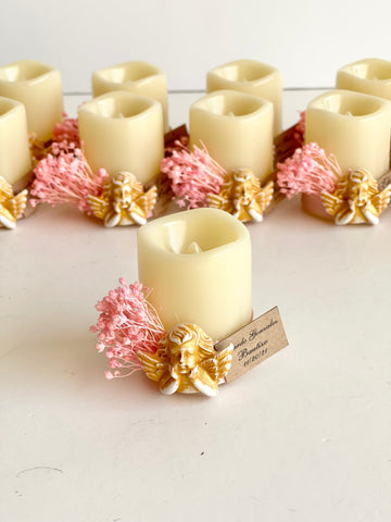5 pcs Baptism gift, Baptism favors, Favors for guests, Baby shower Favors, Wedding favors, Favors, Candle favors, Party favors, Baby Girl, Gift