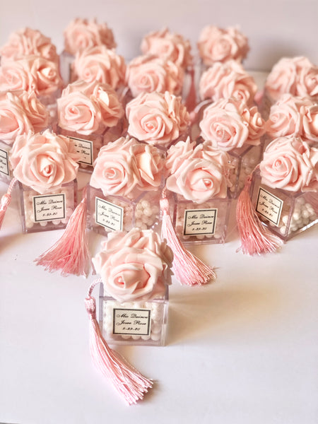 5pcs Wedding Favors, Favors, Favors Boxes, Wedding Favors for Guests, Pastel Wedding, Party Favors, Blush Wedding, Custom Favors, Pink Favor