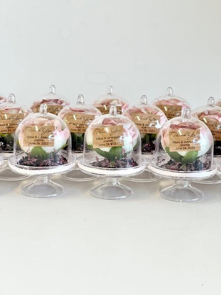 10 pcs Luxury Wedding Favors – Custom Dome Favors, Engagement, Baptism, and Party Favors for Guests