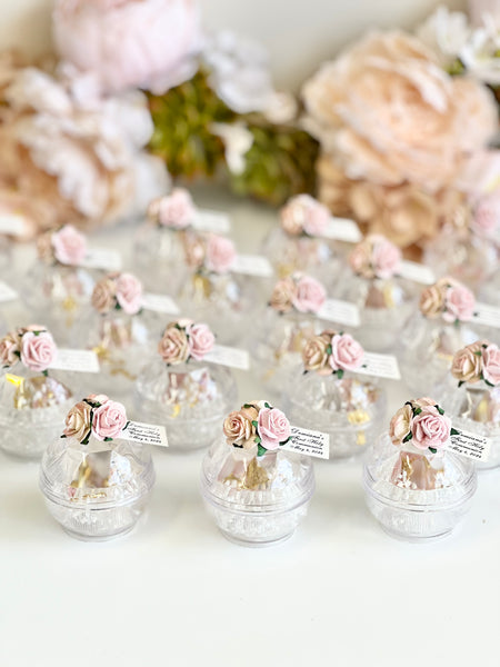 10 pcs Baptism Favors, Christening Favors, Rosary Favor Boxes, Personalized First Communion Souvenirs, Custom Baptism Gifts