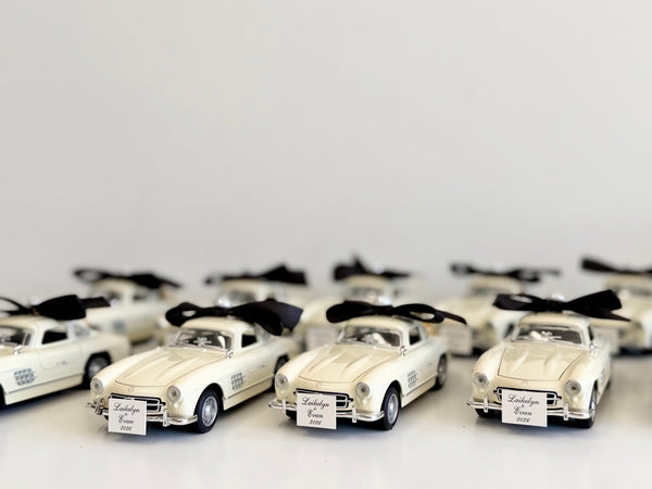 Vintage Elegance Car Wedding Favors with Rings, Retro Car Favors, Personalized Favors for Guests, Luxury Custom Favors, Bachelorette Favors