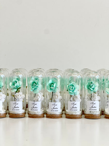 10 pcs Bulk Rose Dome Favors for Guests, Custom Wedding Favors, Personalized Party Gifts, Bachelorette Favors