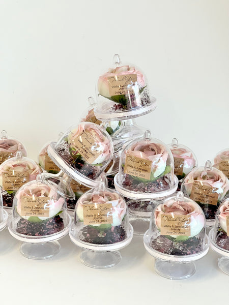 10 pcs Luxury Wedding Favors – Custom Dome Favors, Engagement, Baptism, and Party Favors for Guests