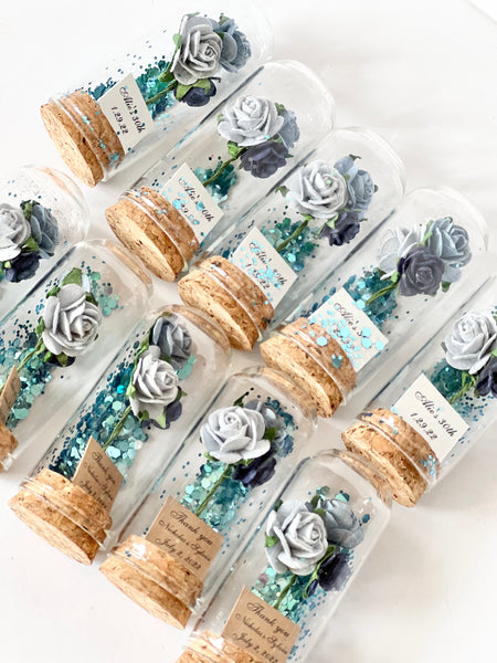 10 pcs Wedding Favors – Custom Glass Dome Cloche Favors, Beauty and the Beast Party Favors for Guests
