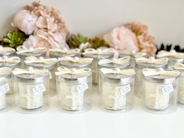 10 pcs Baptism Candle Gifts, Personalized Baptism Favors, Thank You Gifts, Baby Shower Favors, Custom Favors, Party Favors, Baby Girl