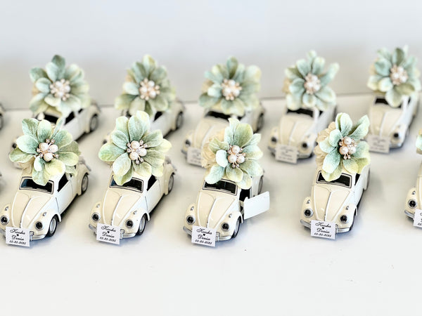 Car Wedding Favors, Vintage Car Favors, Wedding Favors for Guests, Baby Shower Party Favors, Custom Sweet 15 Favors, Bachelorette Favors