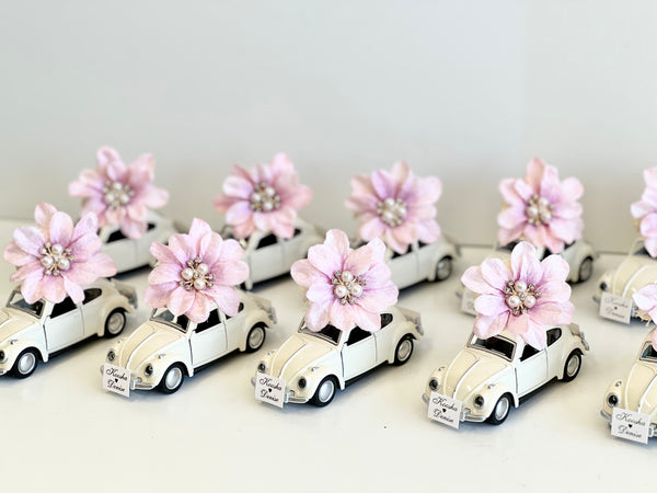 Car Wedding Favors, Vintage Car Favors, Wedding Favors for Guests, Baby Shower Party Favors, Custom Sweet 15 Favors, Bachelorette Favors