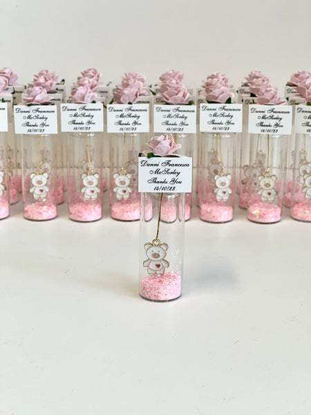 5 pcs Baptism Favors, Favors, Bear Favors, Baptism Gift, Custom Favors, Party Favors, Baby shower Favors,1st Birthday Favors, Welcome Baby
