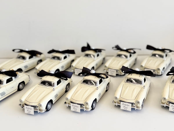 Vintage Elegance Car Wedding Favors with Rings, Retro Car Favors, Personalized Favors for Guests, Luxury Custom Favors, Bachelorette Favors