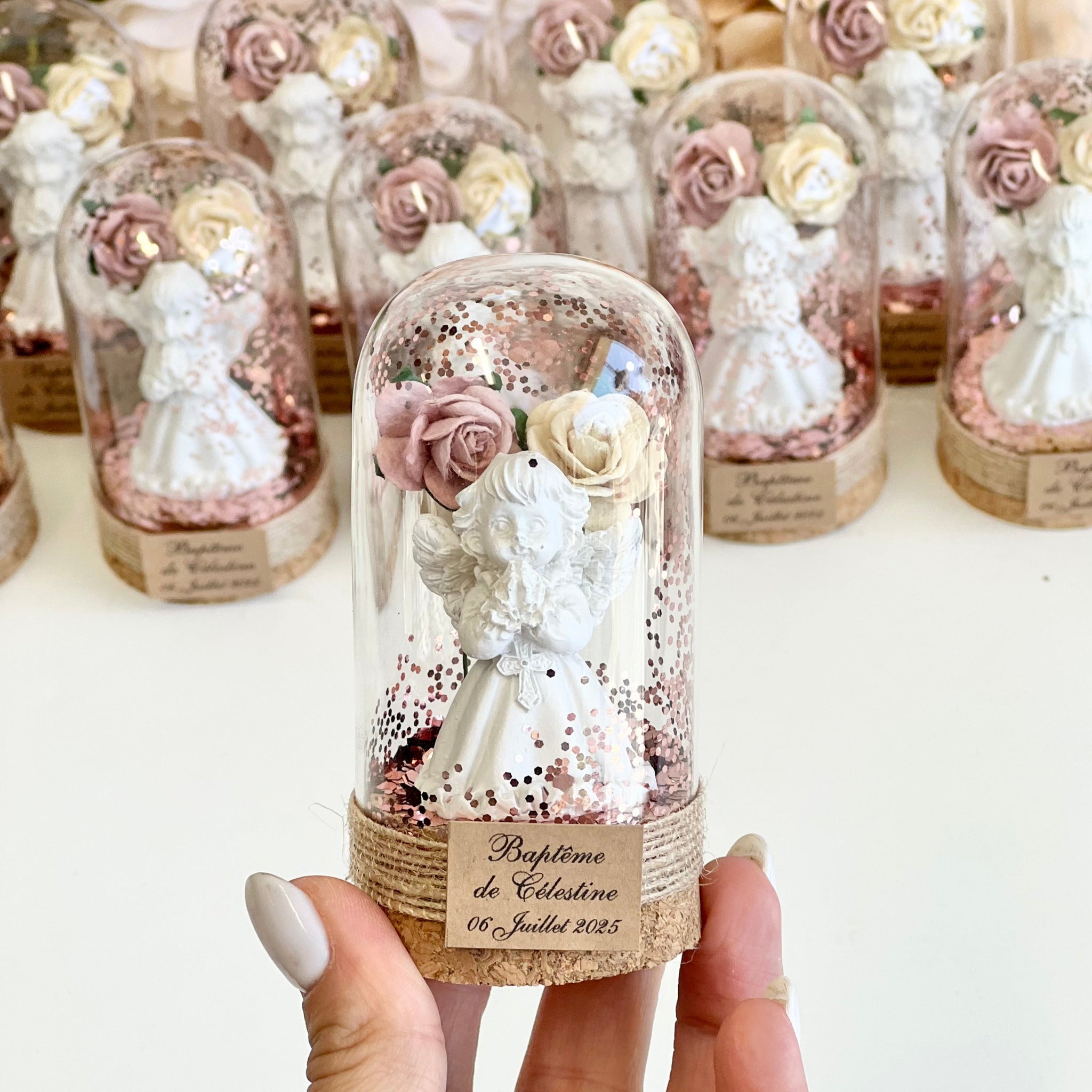 6 pcs Baptism Gift, Baptism Favors, Favors for Guests, Baby Shower Favors, Custom Favors, Favors, Angel Favors, Party Favors, Baby Girl