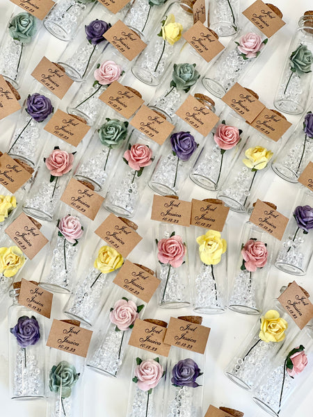 10 pcs Wedding Favors for Guests, Wedding Favors, Baptism Favors, Saga green Rose, Luxury Favors, Engagement Favors, Boho Wedding, Saga Green