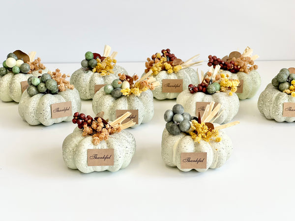 10 pcs Pumpkin Favors for Guests, Baby Shower Gifts, Fall Party Pumpkin Gifts, Wedding Rustic Favors, Thanksgiving Favors, Thank You Gifts