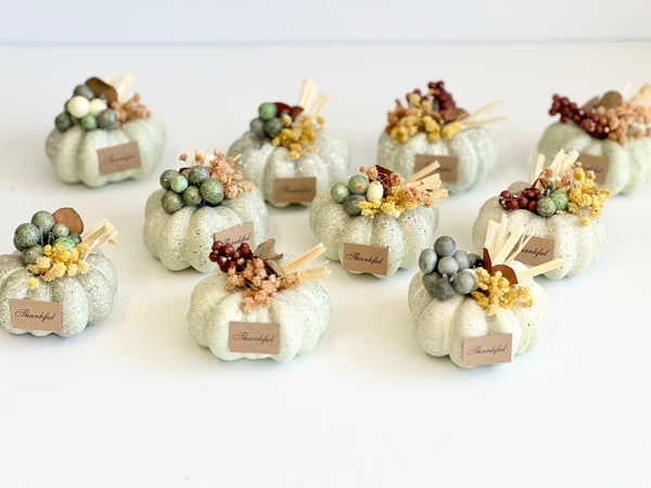 10 pcs Pumpkin Favors for Guests, Baby Shower Gifts, Fall Party Pumpkin Gifts, Wedding Rustic Favors, Thanksgiving Favors, Thank You Gifts