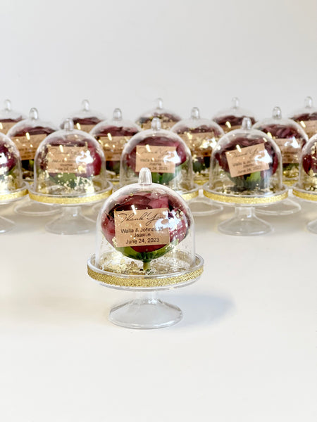 10 pcs Luxury Wedding Favors – Custom Dome Favors, Engagement, Baptism, and Party Favors for Guests