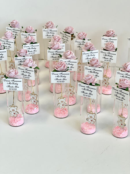 5 pcs Baptism Favors, Favors, Bear Favors, Baptism Gift, Custom Favors, Party Favors, Baby shower Favors,1st Birthday Favors, Welcome Baby