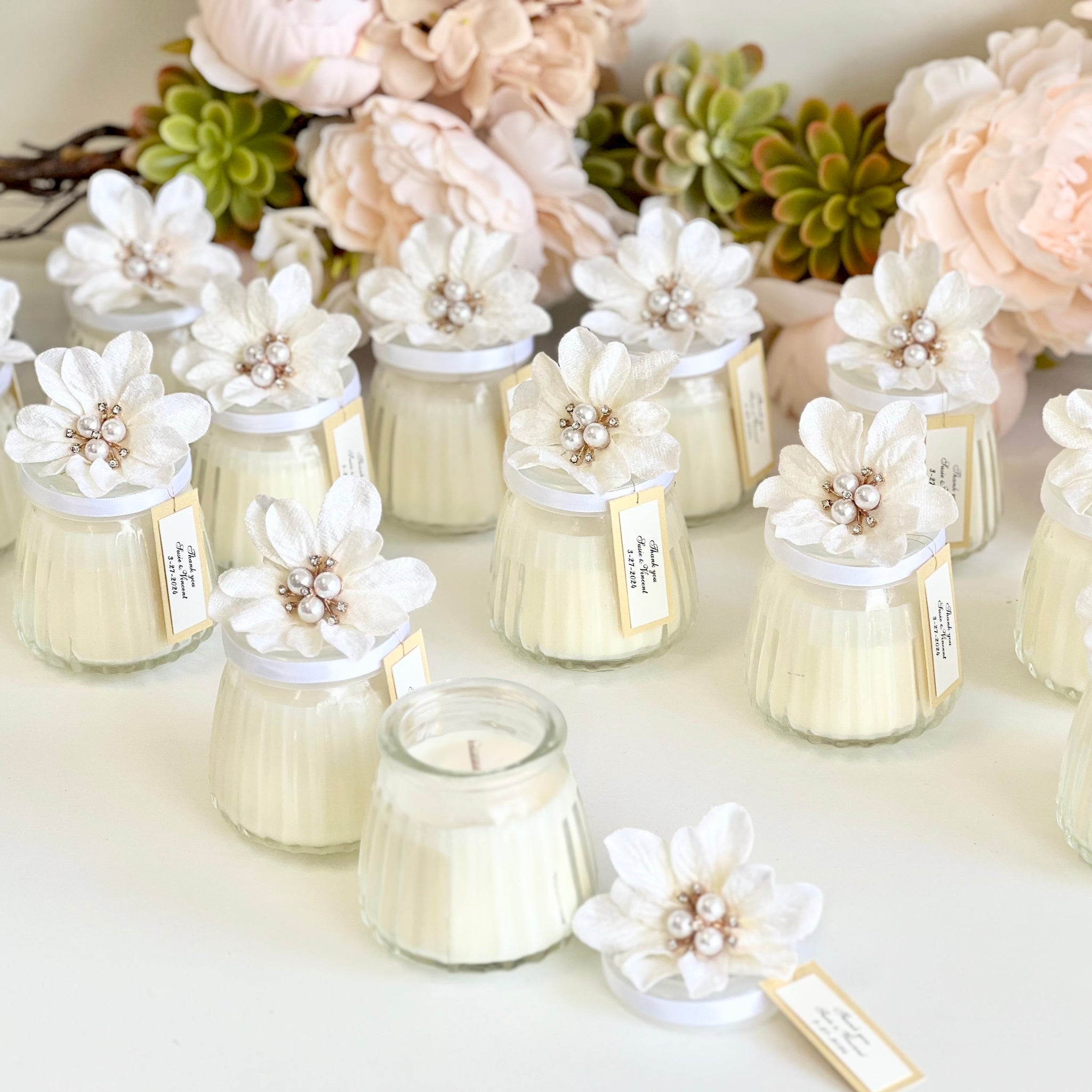 Custom Candle Wedding Favors for Guests, Personalized Party Candle Favors, Bulk Candle Favors, Decorative Candles for Home, Customizable Wedding Favors