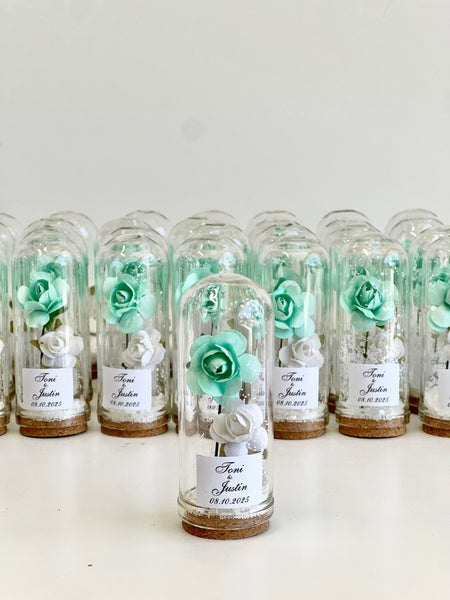 10 pcs Bulk Rose Dome Favors for Guests, Custom Wedding Favors, Personalized Party Gifts, Bachelorette Favors