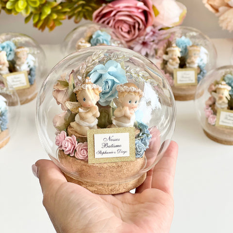 Twins Baptism Gift, Baptism Favors, Favors for Guests, Baby Shower Favors, Custom Favors, Favors, Angel Favors, Party Favors, Baby Girl