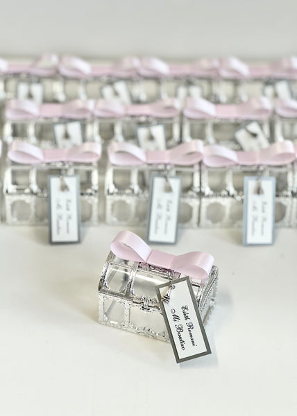 5 pcs Wedding Favors, Favors Boxes, Wedding Favors for Guests, Party Favors, Light Pink Favors, Custom Favors, Emerald Wedding