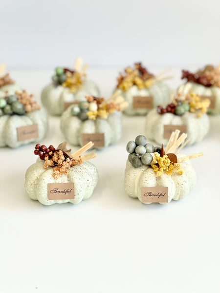 10 pcs Pumpkin Favors for Guests, Baby Shower Gifts, Fall Party Pumpkin Gifts, Wedding Rustic Favors, Thanksgiving Favors, Thank You Gifts