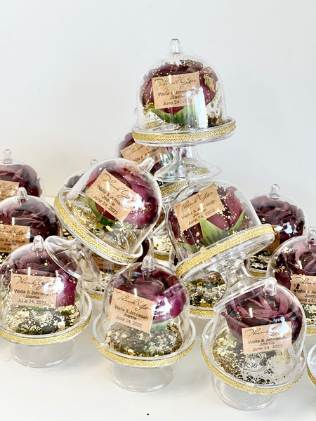 10 pcs Luxury Wedding Favors – Custom Dome Favors, Engagement, Baptism, and Party Favors for Guests