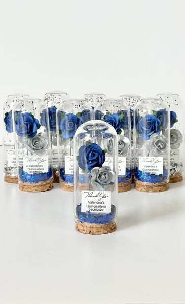10 pcs Wedding Favors – Custom Glass Dome Cloche Favors, Beauty and the Beast Party Favors for Guests