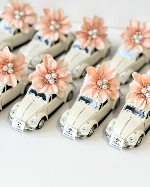 Car Wedding Favors, Vintage Car Favors, Wedding Favors for Guests, Baby Shower Party Favors, Custom Sweet 15 Favors, Bachelorette Favors