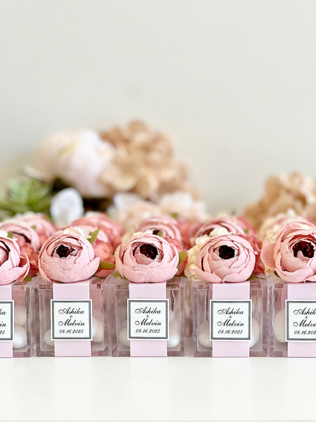 5 pcs Custom Wedding Favor Boxes – Party Favors for Guests, Elegant Gift Boxes