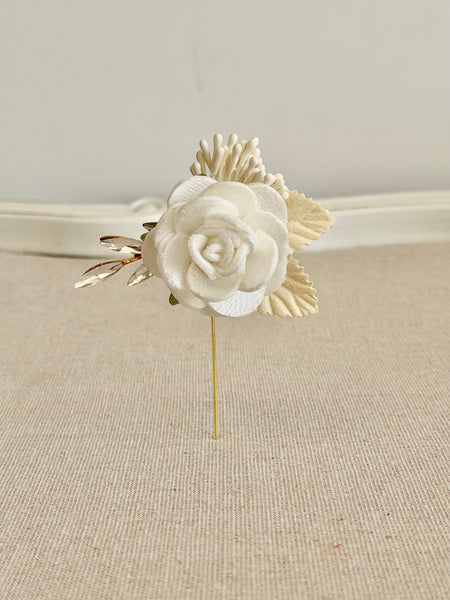 Ivory Wedding Corsages Boutonniere Set, Prom Wrist Corsage, Luxury Rose Corsage, Elegance Bridesmaids Corsage, Bridal Bracelets