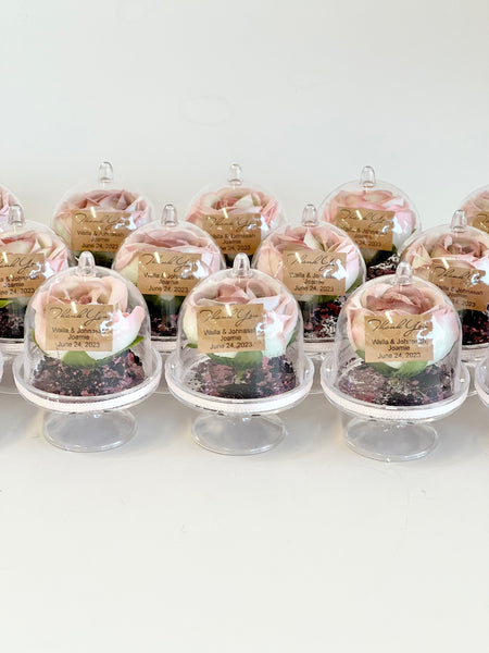 10 pcs Luxury Wedding Favors – Custom Dome Favors, Engagement, Baptism, and Party Favors for Guests