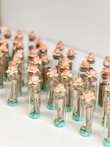 10 pcs Wedding favors for beach, Wedding gift for guest, Beach favors, Wedding favors, Favors, Beach party favors, Wedding message in a bottle
