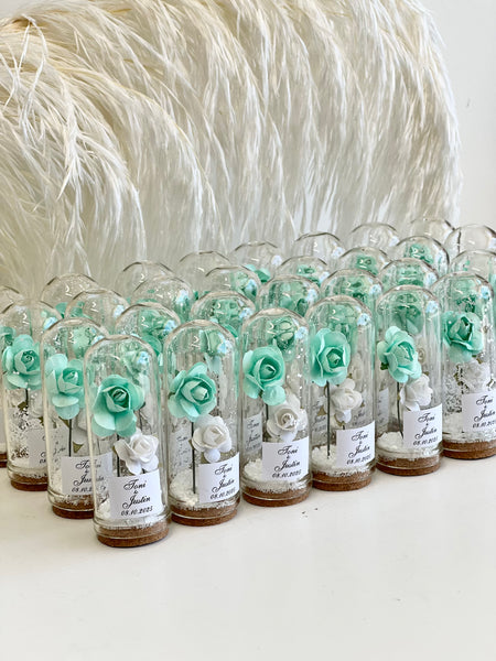 10 pcs Bulk Rose Dome Favors for Guests, Custom Wedding Favors, Personalized Party Gifts, Bachelorette Favors