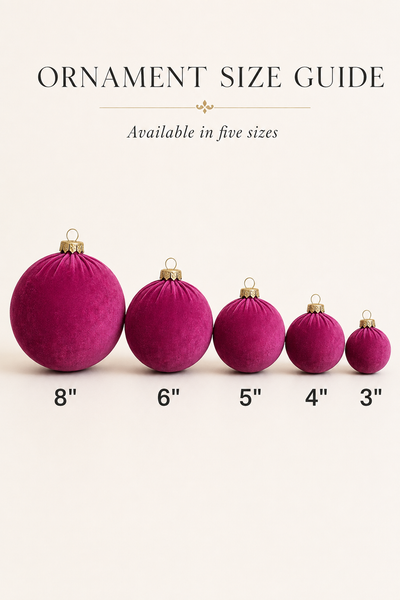 Powder Velvet Christmas Ball Ornament: White Holiday Decor
