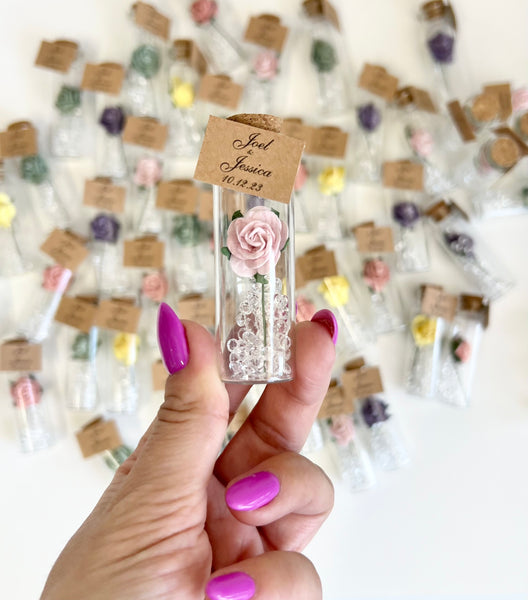 10 pcs Wedding Favors for Guests, Wedding Favors, Baptism Favors, Saga green Rose, Luxury Favors, Engagement Favors, Boho Wedding, Saga Green