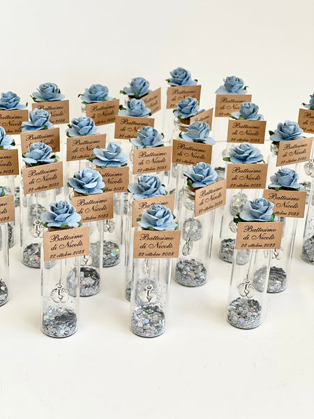 5 pcs Custom Baby Shower Favors for Guests, Baptism Favors, Footprint Favors, Footprint Charm Favors, Personalized Party Favors, Welcome Baby Gift