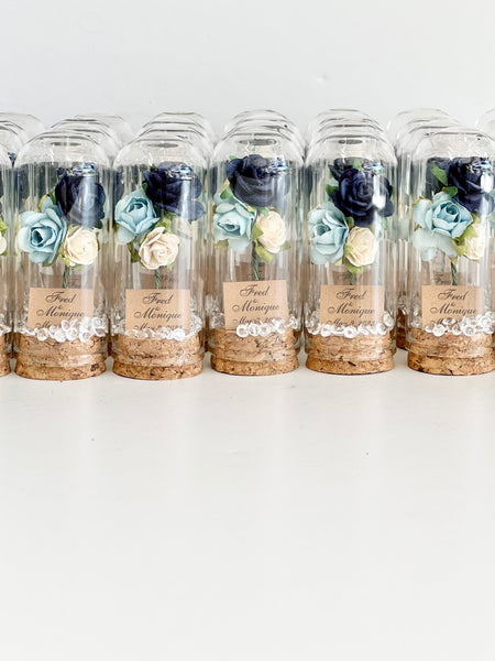 10 pcs Wedding Favors – Custom Glass Dome Cloche Favors, Beauty and the Beast Party Favors for Guests