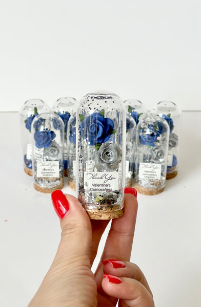 10 pcs Wedding Favors – Custom Glass Dome Cloche Favors, Beauty and the Beast Party Favors for Guests