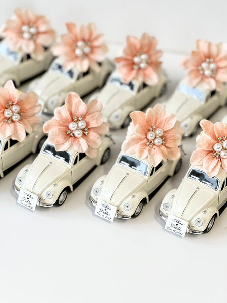 Car Wedding Favors, Vintage Car Favors, Wedding Favors for Guests, Baby Shower Party Favors, Custom Sweet 15 Favors, Bachelorette Favors