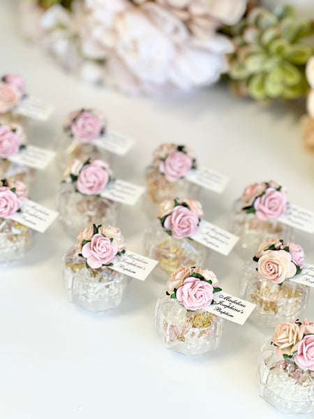 10 pcs Baptism Favors, Christening Favors, Rosary Favor Boxes, Personalized First Communion Souvenirs, Custom Baptism Gifts