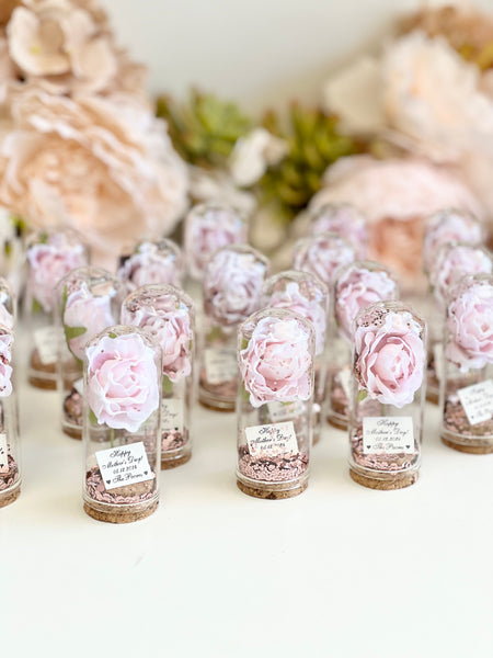 10 pcs Bulk Wedding Favors for Guests, Rose Dome Favors, Personalized Party Gifts, Beauty and the Beast Custom Favors, Rustic Favors Gifts, Boho