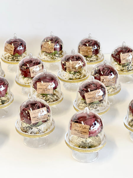 10 pcs Luxury Wedding Favors – Custom Dome Favors, Engagement, Baptism, and Party Favors for Guests