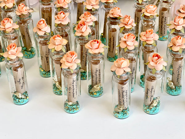 10 pcs Wedding favors for beach, Wedding gift for guest, Beach favors, Wedding favors, Favors, Beach party favors, Wedding message in a bottle