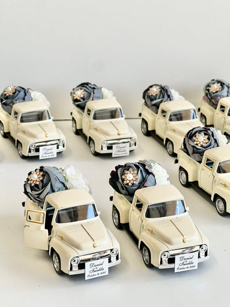 Car Wedding Favors, Car Wedding Favors for Guests, Baby Shower, Personalized Party Favors, Vintage Wedding Gifts, Custom Bride Shower Favors