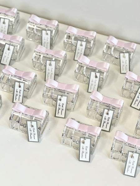5 pcs Wedding Favors, Favors Boxes, Wedding Favors for Guests, Party Favors, Light Pink Favors, Custom Favors, Emerald Wedding