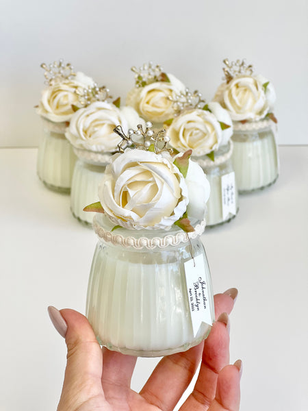Custom Candle Wedding Favors for Guests, Personalized Party Candle Favors, Bulk Candle Favors, Decorative Candles for Home, Customizable Wedding Favors