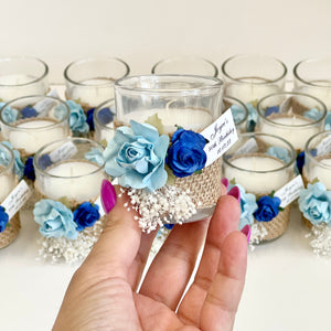 10 pcs Custom Candle Wedding Favors – Personalized Luxury Boho Party Candle Gifts for Guests, Bulk Home Decor