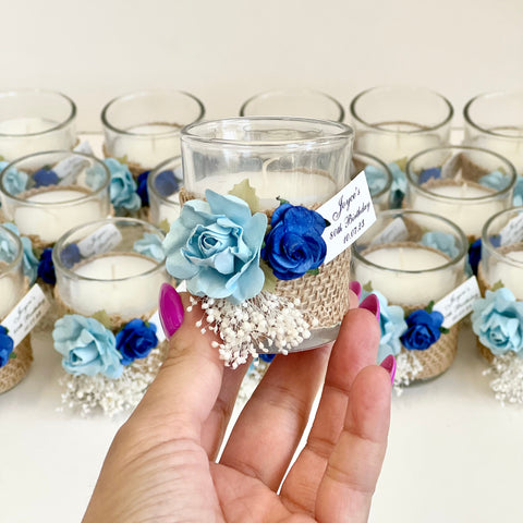 10 pcs Custom Candle Wedding Favors – Personalized Luxury Boho Party Candle Gifts for Guests, Bulk Home Decor